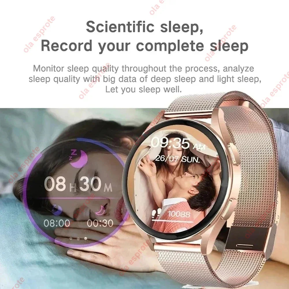 Montre connectée femme cadran personnalisé - Novaget