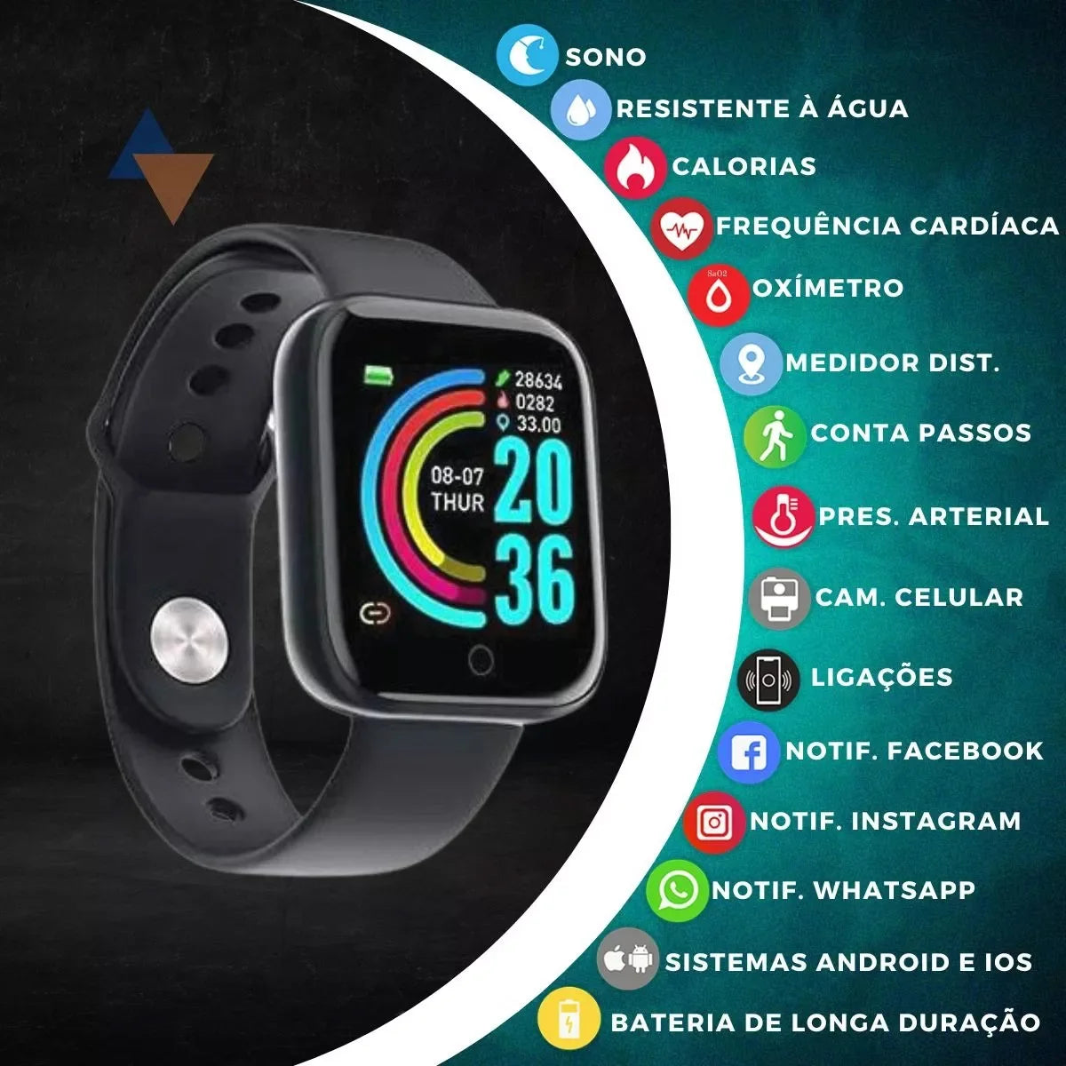 Montre connectée sport podomètre - Novaget