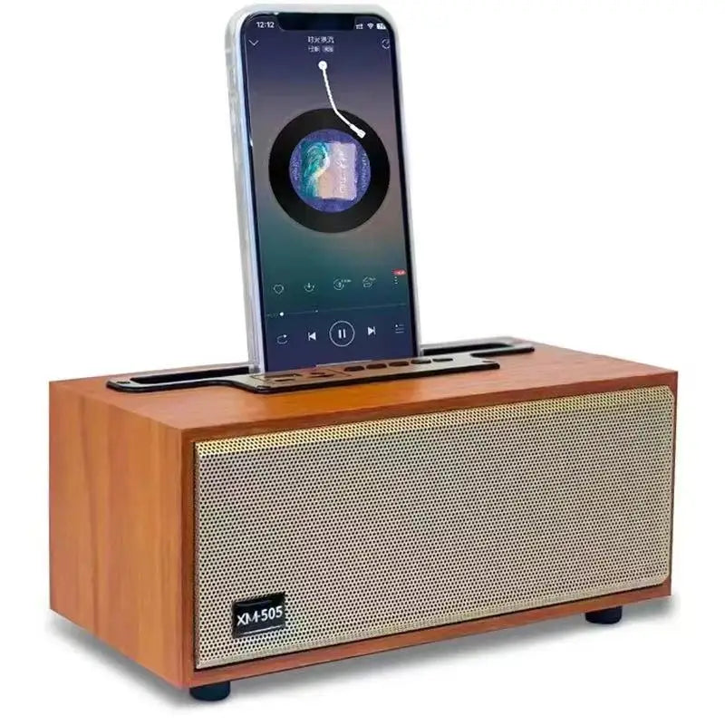 Enceinte Bluetooth en bois multifonction TWS - Novaget