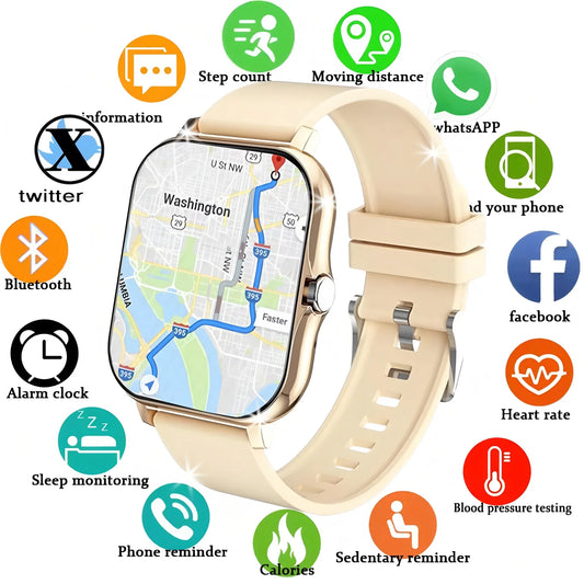 Montre connectée grand écran appels Bluetooth - Novaget