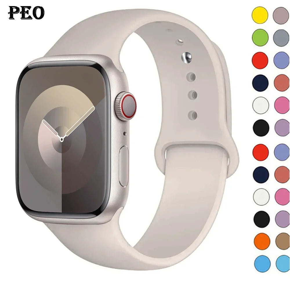 Bracelet silicone compatible Apple Watch - Novaget