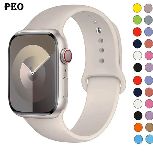 Bracelet silicone compatible Apple Watch - Novaget