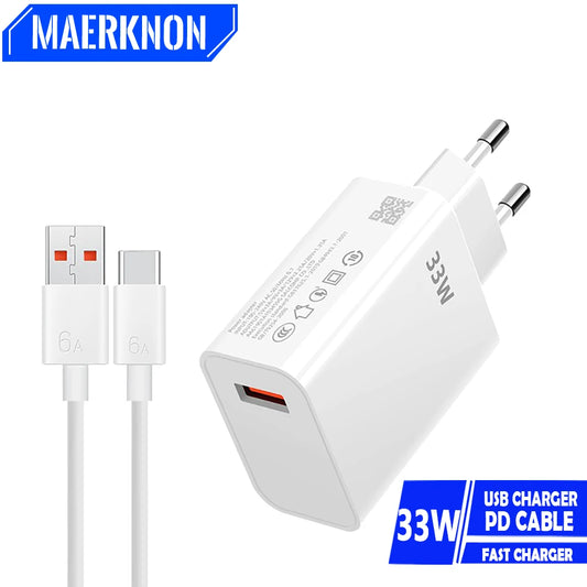 Chargeur USB 33W adaptateur secteur compact - Novaget