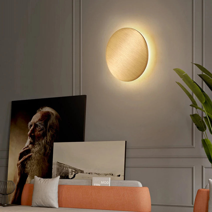 Applique murale LED dorée pour intérieur - Novaget