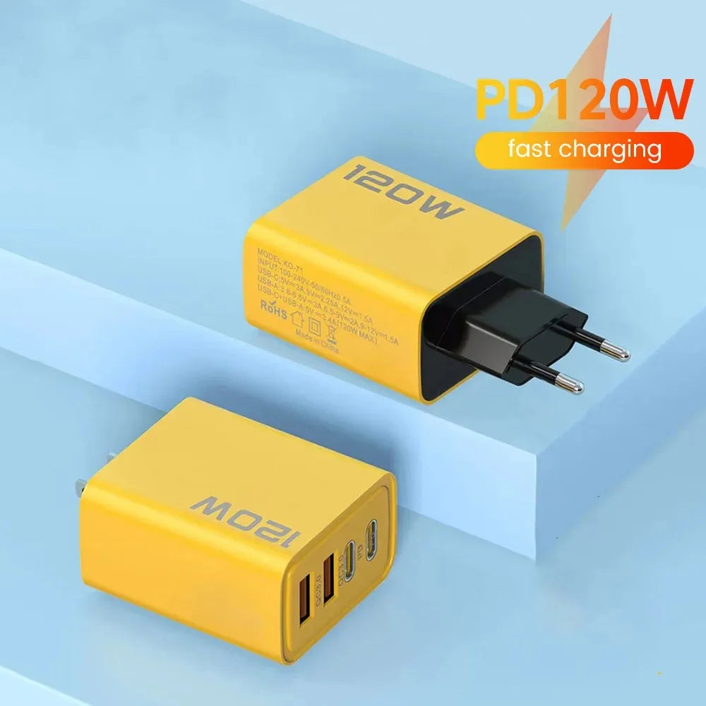 Chargeur USB-C 120W avec câble multi-appareils - Novaget
