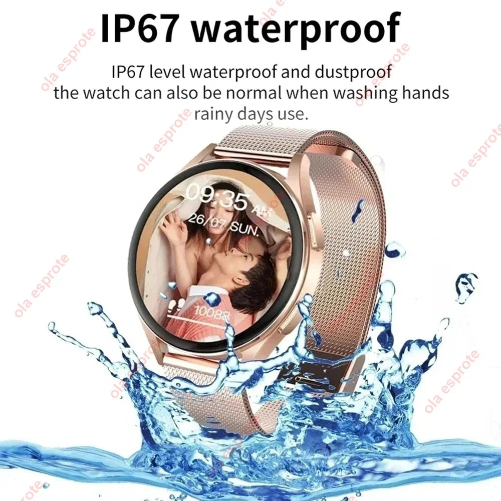 Montre connectée femme cadran personnalisé - Novaget