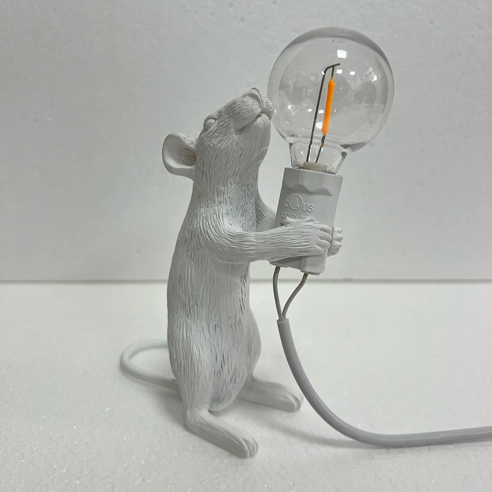 Lampe de table LED motif animal en résine - Novaget