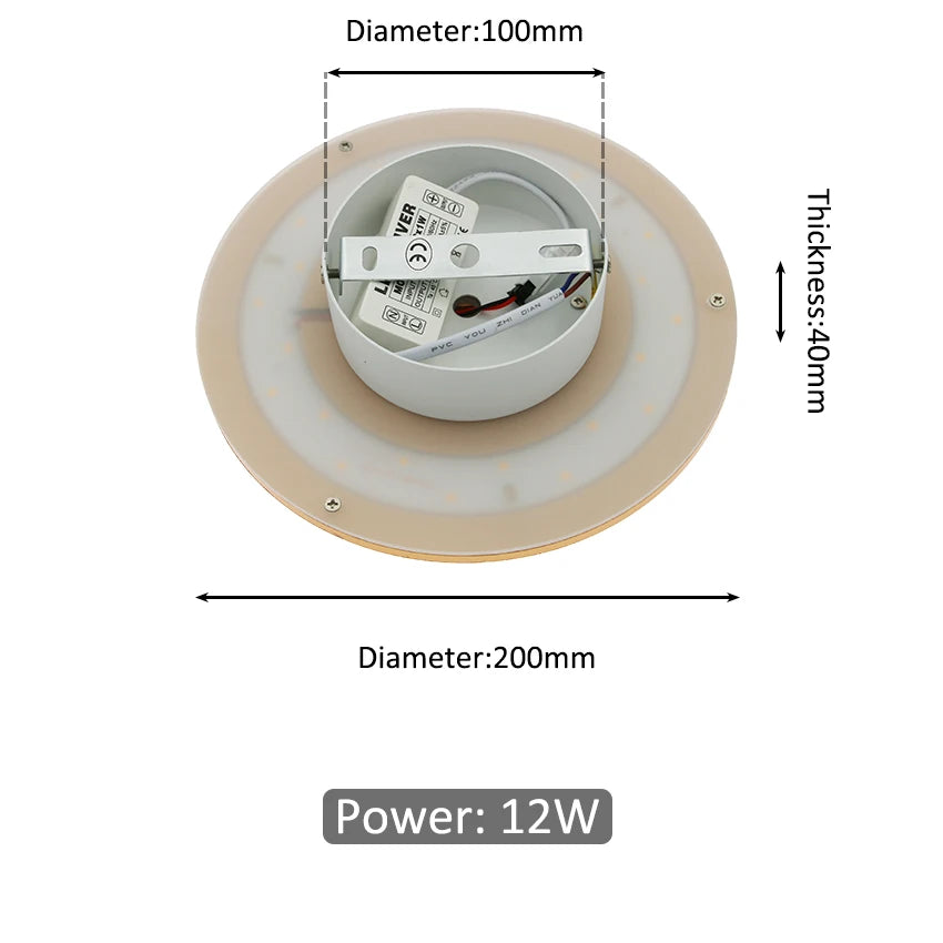 Applique murale LED dorée pour intérieur - Novaget
