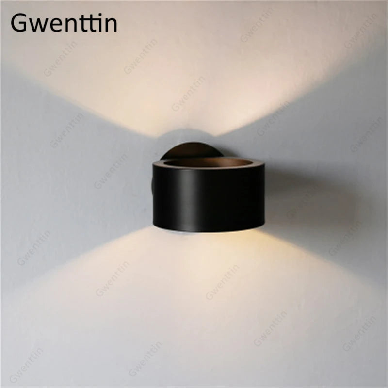 High Tech Gold Metal Wall Sconce Lamp