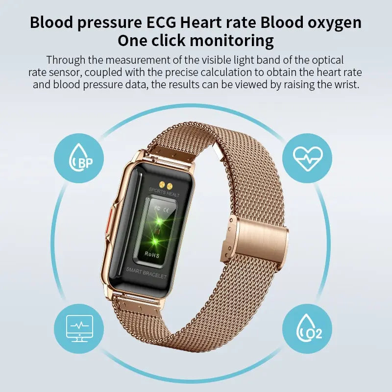 Montre connectée femme LIGE écran tactile - Novaget