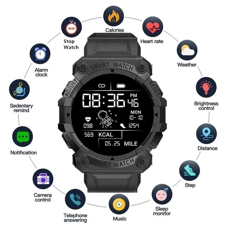 Montre connectée sport notifications activité - Novaget