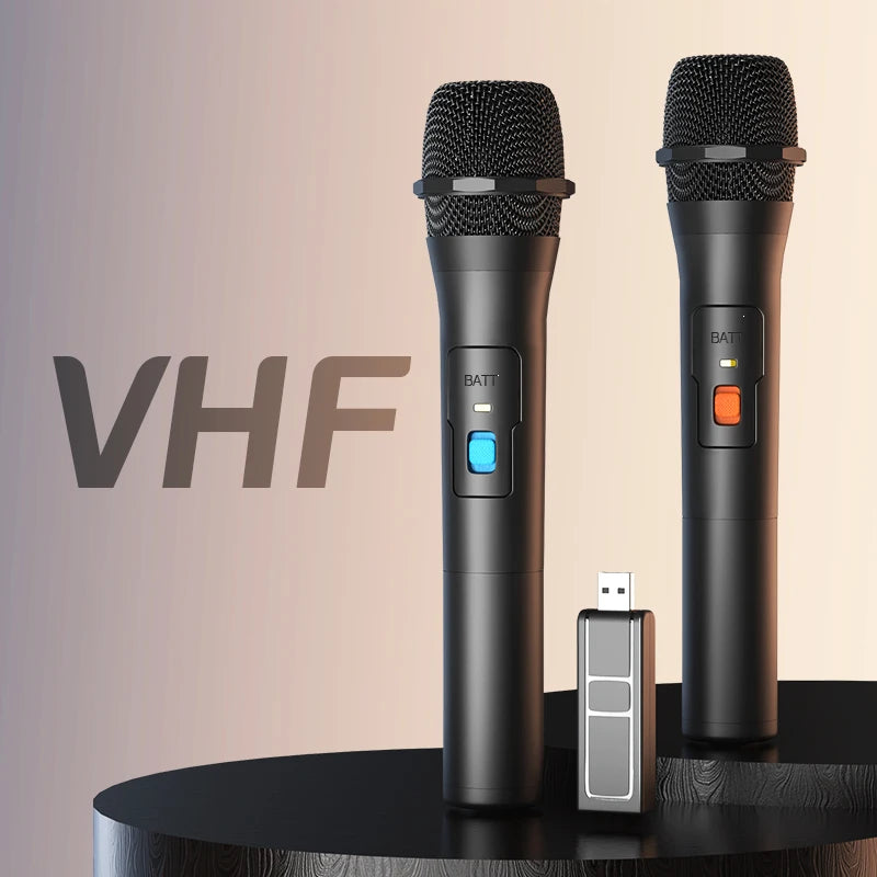 Kit microphones sans fil VHF récepteur USB - Novaget