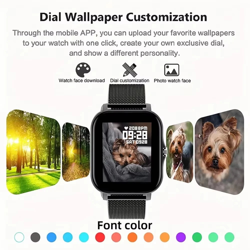 Montre connectée KESHUYOU Bluetooth - Novaget