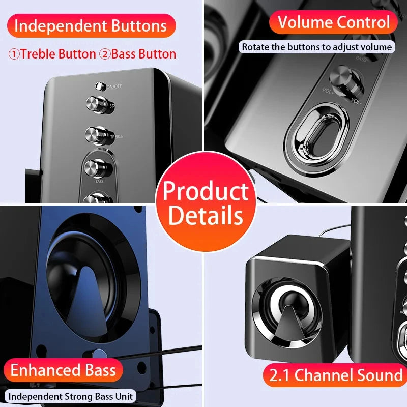 Enceintes PC home cinéma caisson de basses - Novaget