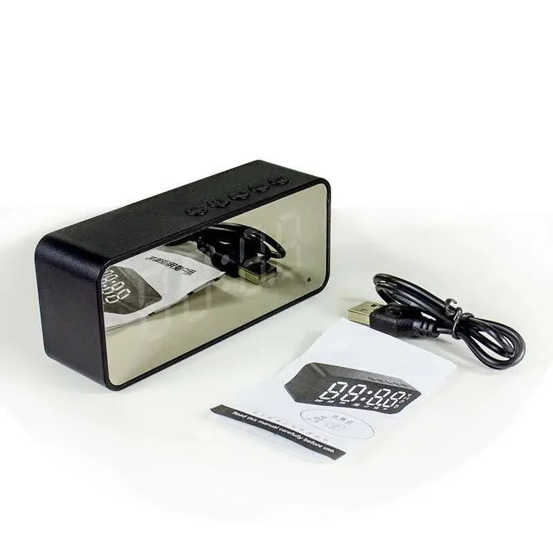 Mini enceinte Bluetooth avec réveil - Novaget