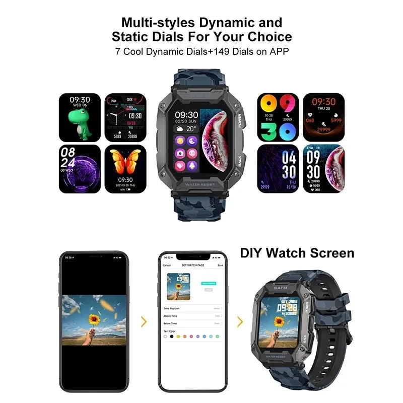 Montre connectée outdoor IP68 sport - Novaget