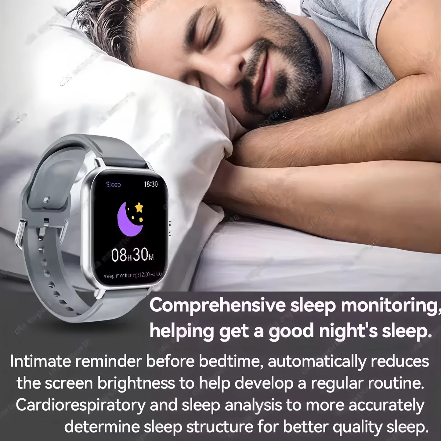 Montre connectée grand écran appels Bluetooth - Novaget