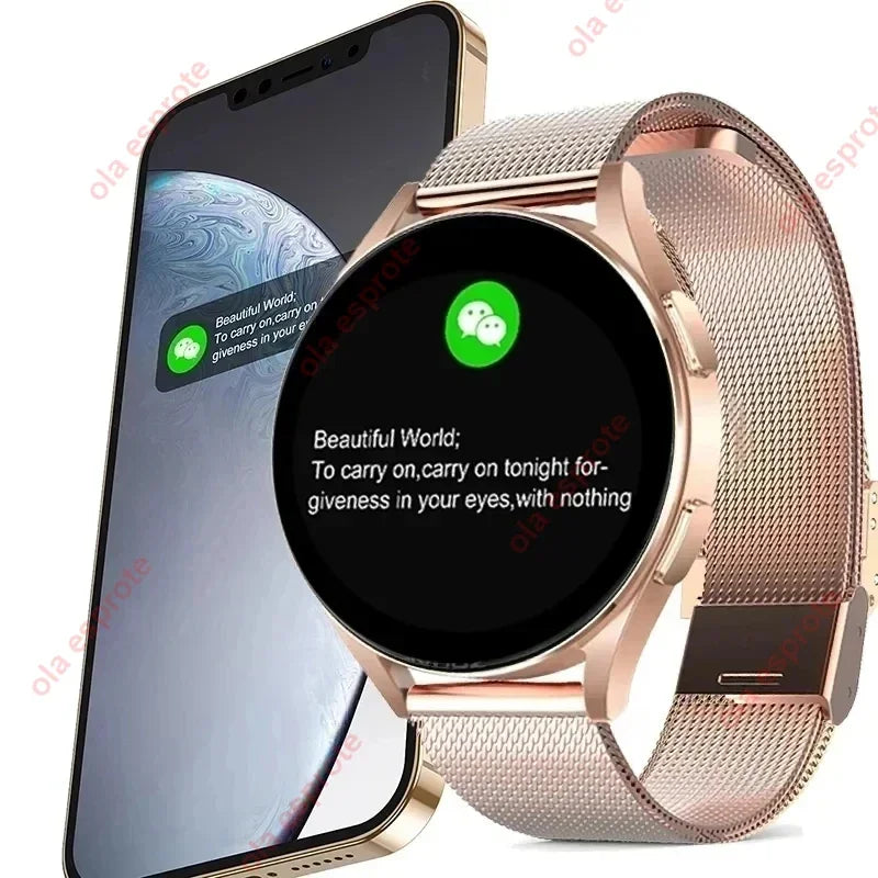 Montre connectée femme cadran personnalisé - Novaget